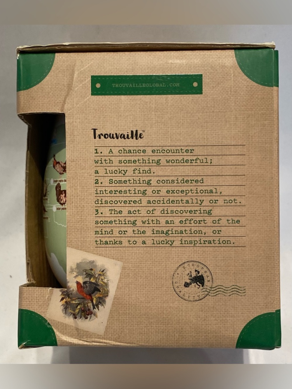 Trouvaille Birder's Mug, NIB - Picture 2 of 3
